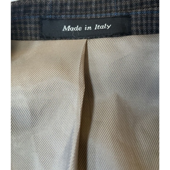 Tiglio Luxe Mens Blazer Sport Coat Two Button Casual Jacket Size 42R US Wool‎ - Picture 4 of 7